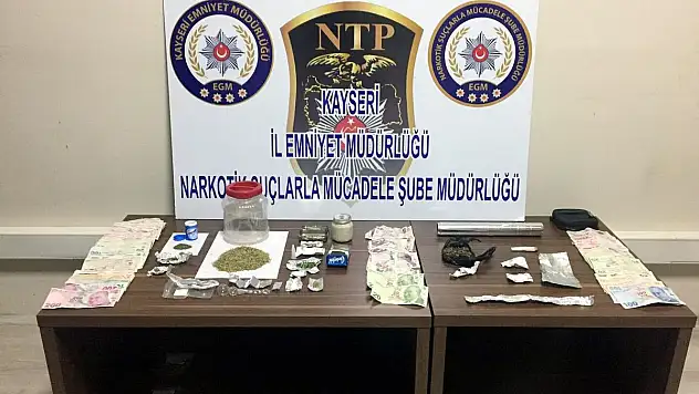 KAYSERİ'DE UYUŞTURUCU OPERASYONU