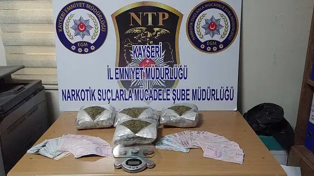 Kayseri'deki Uyuşturucu Operasyonunda 2 Kilo Bonzai Ele Geçirildi