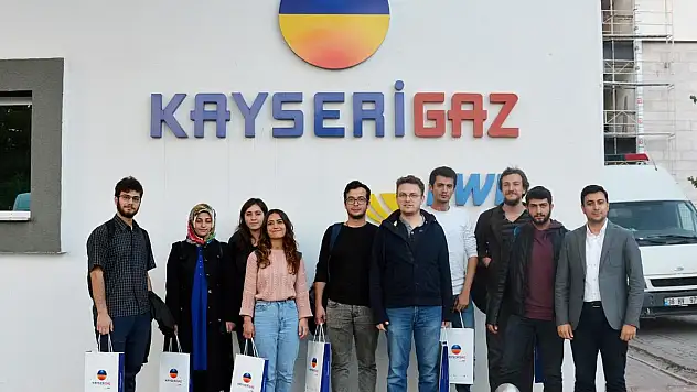 Kayserigaz AGÜ öğrencilerine eğitim verdi 
