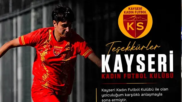 Kayserili futbolcu Zeynep Bilir, Kayseri Kadın FK'dan ayrıldı