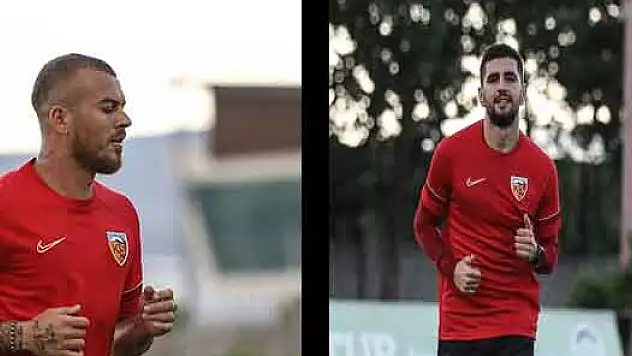 KAYSERİSPOR'DA ALİBEC VE AVRAMOVSKİ TAKIMA KATILDI