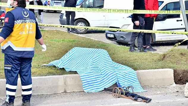 KAZAYA KARIŞAN SÜRÜCÜ, YOL KENARINDA KAFASINA SIKTI