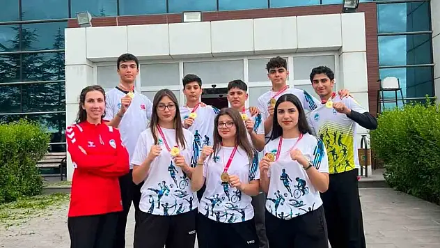 Spor A.Ş.'den 9 altın madalyalık büyük başarı