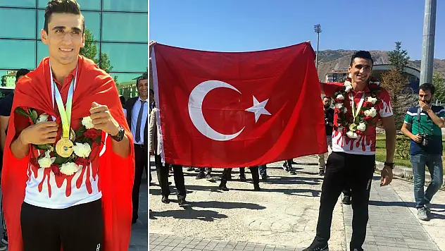 Kırık parmak ve çatlak ayak ile dünya şampiyonu oldu