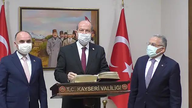 KKTC CUMHURBAŞKANI ERSİN TATAR KAYSERİ'DE