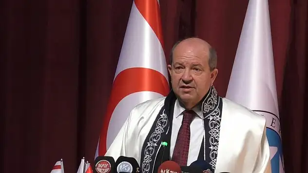 KKTC CUMHURBAŞKANI TATAR: 'TÜRKİYE SAYESİNDE VARLIĞIMIZI SÜRDÜREBİLDİK'