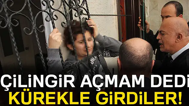 Kocası eve kilitledi, polis pencereden kurtardı