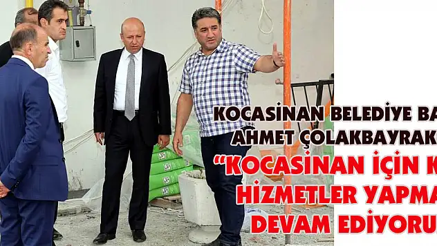 Kocasinan'a kalıcı hizmetler