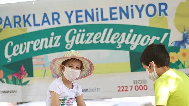 KOCASİNAN'DA MODERN PARKLAR, MUTLU ÇOCUKLAR