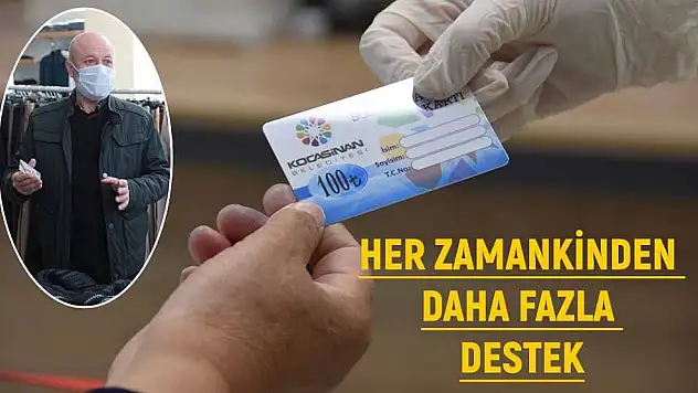KOCASİNAN'DAN İHTİYAÇ SAHİPLERİNE 'SOSYAL YARDIM KARTI' DAĞITIMI