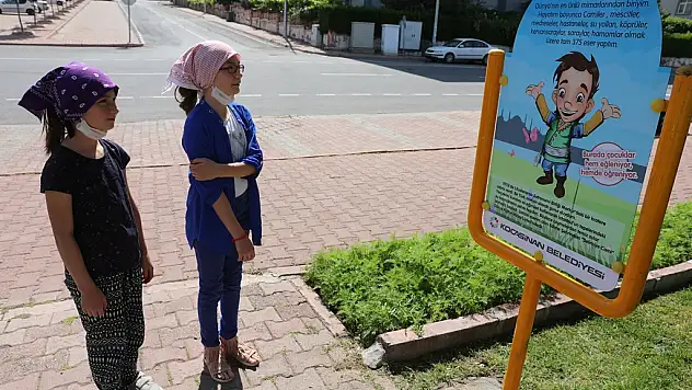 KOCASİNAN'DAN PARKLARA EĞLENDİRİCİ VE ÖĞRETİCİ DOKUNUŞ