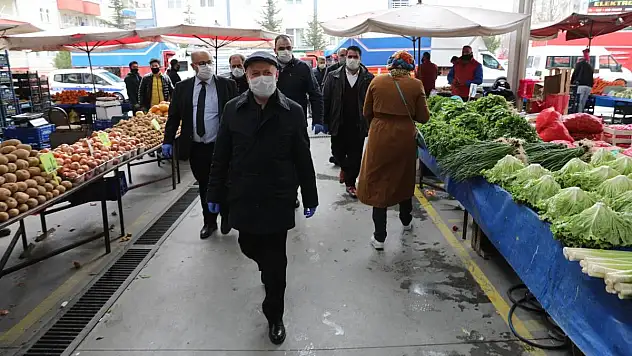KOCASİNAN'IN PAZAR YERLERİNDE TÜM TEDBİRLER EN ÜST SEVİYEDE