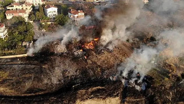 KORKUTAN YANGIN! YÜZLERCE HAYVAN TELEF OLDU