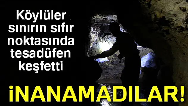 Köylüler içme suyu ararken keşfetti