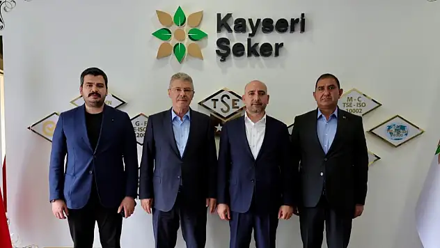 KTB Başkanı Bağlamış'tan Kayseri Şeker'e ziyaret
