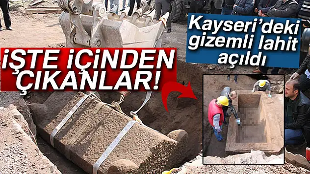 LAHİT AÇILDI! İŞTE İÇİNDEN ÇIKANLAR!