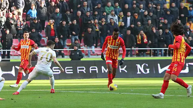 Maç sonucu: Kayserispor: 1 - MKE Ankaragücü: 1