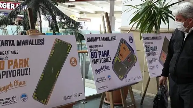 MAHALLELERİNE 80 GÜNDE YAPILACAK PARKIN PROJESİNİ GÖRÜP BEĞENDİLER, TAM NOT VERDİLER