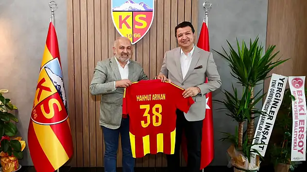 Mahmut Arıkan'dan Kayserispor yönetimine hayırlı olsun ziyareti