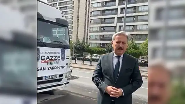 Melikgazi Belediyesi'nden Gazze'ye 30 tırlık yardım desteği