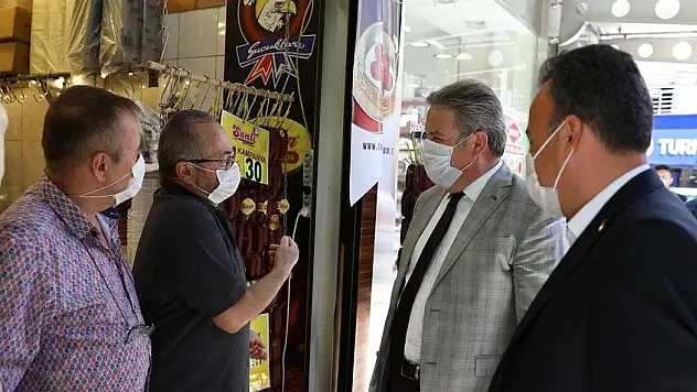 MELİKGAZİ'DEN KORONA VİRÜS MAĞDURU ESNAFA DESTEK