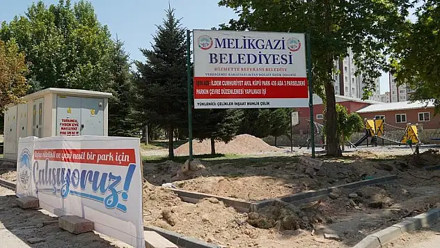 MELİKGAZİ'NİN PARKLARI YENİLENEREK DAHA MODERN OLACAK