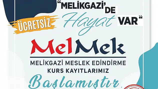 MELMEK KURSLARI YENİ DÖNEM KAYITLARI BAŞLADI