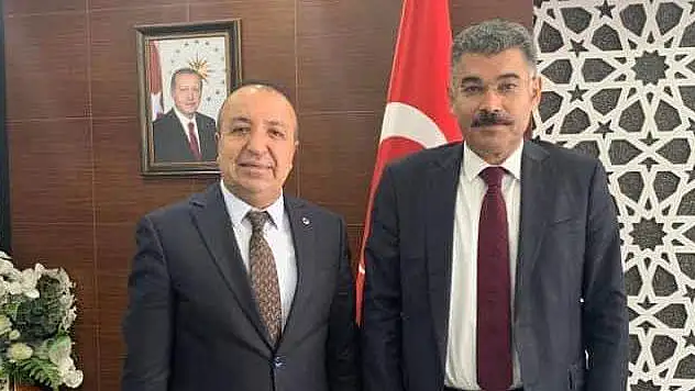 MEMDUH UZUNLUOĞLU, İL EMNİYET MÜDÜRÜ'NE HAYIRLI OLSUN ZİYARETİNDE BULUNDU