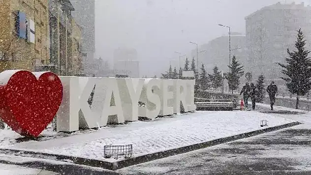 METEOROLOJİ HAVA TAHMİN RAPORUNU YAYIMLADI: KAYSERİ'YE KAR GELİYOR