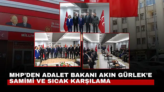 MHP'den Adalet Bakanı Akın Gürlek'e samimi ve sıcak karşılama