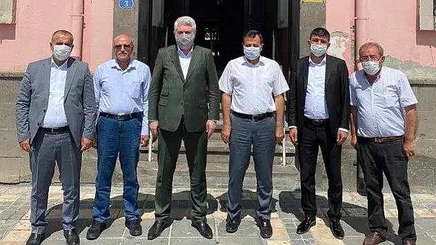 MHP İL BAŞKANI TOK'TAN BAŞKAN YAVUZ'A HAYIRLI OLSUN ZİYARETİ