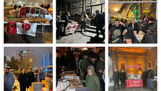 MHP'LİLER CEMAATE KANDİL SİMİDİ İKRAM ETTİ: BAHÇELİ İÇİN DUA İSTEDİ