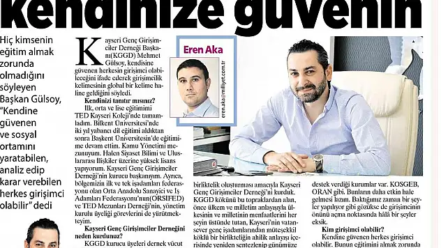 MİLLİ EKONOMİ ŞART
