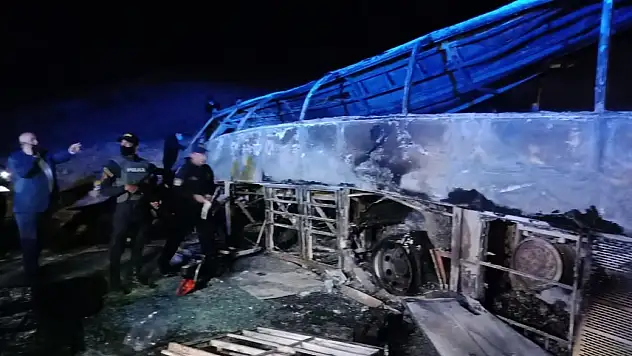MISIR'DA YOLCU OTOBÜSÜ DEVRİLDİ: EN AZ 20 ÖLÜ