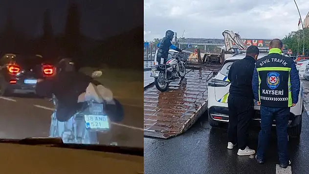 Motosiklet üzerinde akrobatik hareketler yapan şahsa 46 bin TL ceza