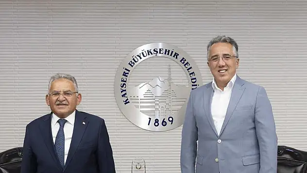 NEVŞEHİR BELEDİYE BAŞKANI SAVRAN'DAN BAŞKAN BÜYÜKKILIÇ'A ZİYARET