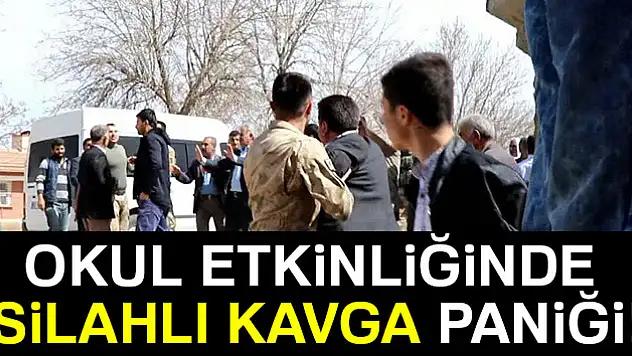Okul etkinliğinde silahlı kavga paniği: 3 yaralı