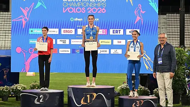Olimpik sporcu Sümeyye Erol Balkan ikincisi oldu
