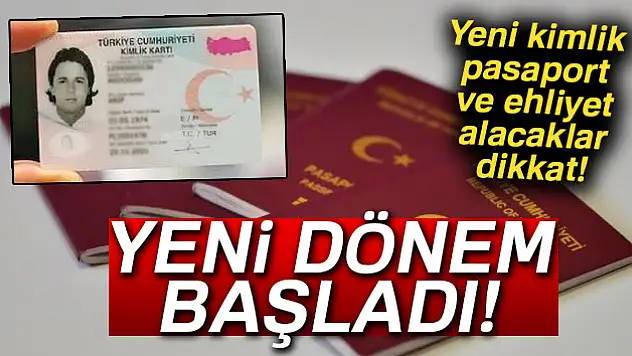 Pasaport ve sürücü belgeleri artık nüfus müdürlüklerinden alınacak