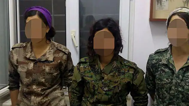 PKK'lı 3 genç kız teslim oldu