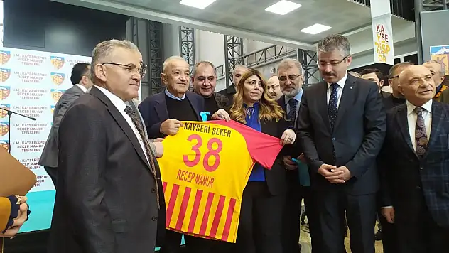 RECEP MAMUR KAYSERİSPOR TESİSLERİ AÇILDI