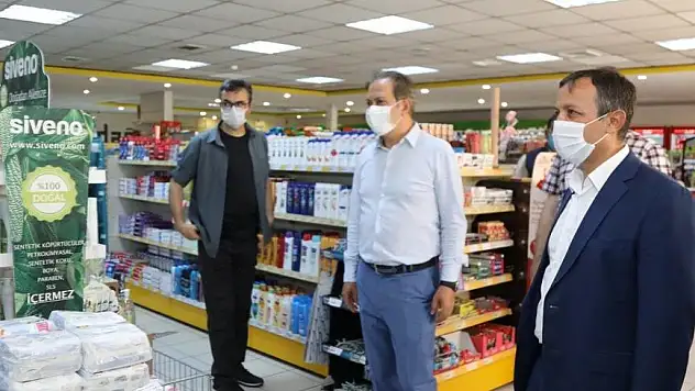 REKTÖR ÇALIŞ, ERÜ KAMPÜSÜNDE KORONA VİRÜS DENETİMİ YAPTI