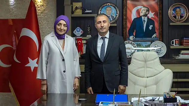 SAADET ORUÇ'TAN BAŞKAN BAYRAK'A ZİYARET