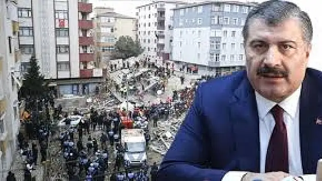 Sağlık Bakanı Fahrettin Koca: Kartal'da Çöken Binada Ölü Sayısı 17'ye Yükseldi