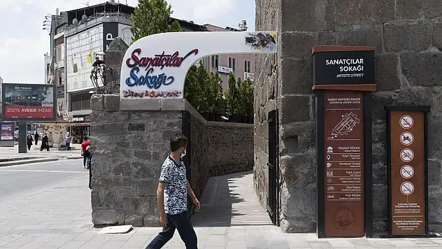 SANATÇILAR SOKAĞI KAYSERİLİLERİ BEKLİYOR