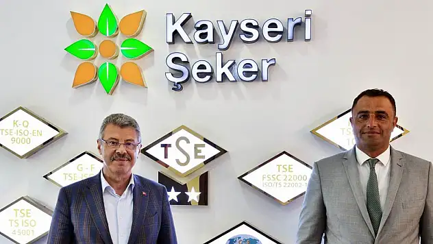 SARIOĞLAN BELEDİYE BAŞKANI'NDAN, ŞEKER FABRİKASI'NA ZİYARET