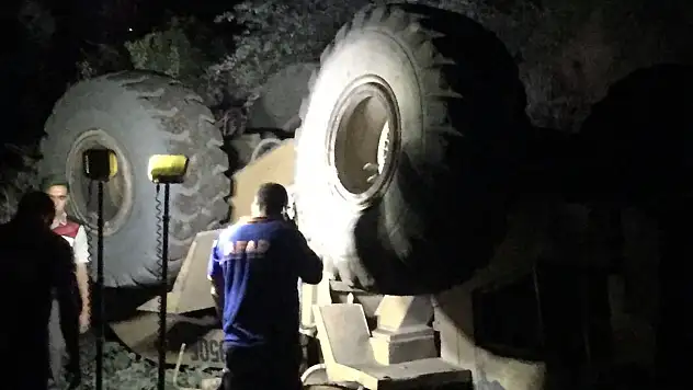 Sarıoğlan'da Kepçe Kazası