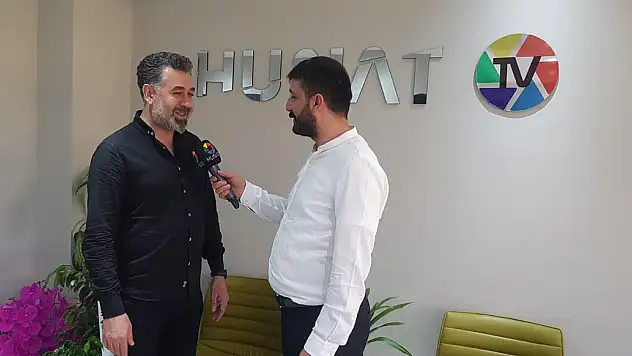 SEDAT KILINÇ, HUNAT TV'Yİ ZİYARET ETTİ
