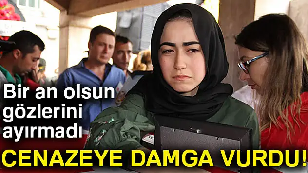 Şehidin eşinden kamuflajlı son bakış