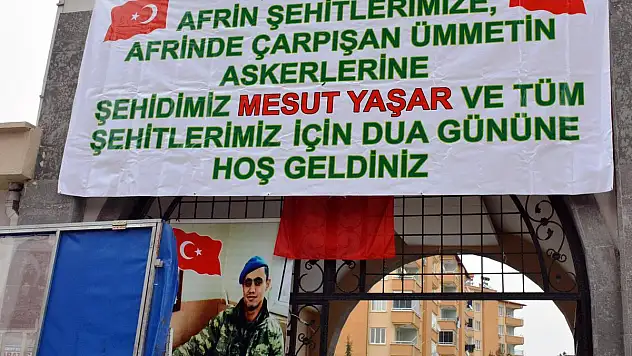 Şehit babasından Afrin şehitlerine mevlit